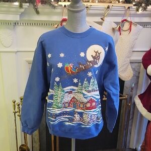 Vtg 90's Christmas Sweatshirt